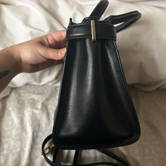 kate spade Black Leather Mini Tote - Picture 2 of 4